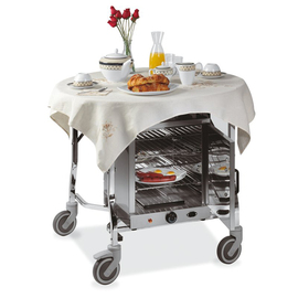 Room-Service-Wagen mit Warmhaltebox  Ø 900 mm  H 760 mm Produktbild 2 S