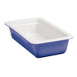 GN-Behälter GN 1/3  x 65 mm Porzellan blau induktionsgeeignet Produktbild