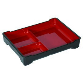 RESTPOSTEN | Schale rot schwarz  L 220 mm  B 150 mm  H 30 mm Produktbild
