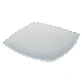RESTPOSTEN | Teller eckig Porzellan weiß viereckig | 240 mm  x 240 mm Produktbild