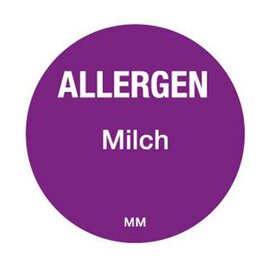 Etikett Movemark • Allergen Milch Ø 25 mm | 1000/Rolle Produktbild