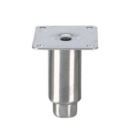 Stellfuß Edelstahl mit Montageplatte Ø 41 mm H 100 mm Produktbild