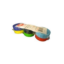 Schraubdeckel-Set, 6 Stck, Farben: rot, gelb, dunkelgrün, hellgrün, dukelblau und hellblau, zu Quetschflasche Produktbild