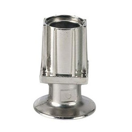Einschlagfuß 40 x 40 mm - Zamak vernickelt Produktbild