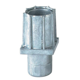 Einschlagfuß 40 x 40 mm - Zamak natur Produktbild