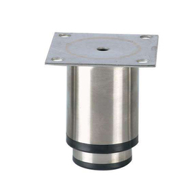 Stellfuß LPI-502 | Edelstahl mit Kunststoffbasis schwarz H 90 - 120 mm Produktbild