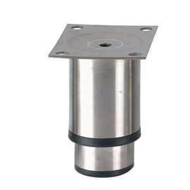 Stellfuß LPI-501 | Edelstahl mit Kunststoffbasis schwarz H 90 - 120 mm Produktbild