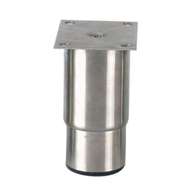 Stellfuß LPI-021/SS | Edelstahl mit Kunststoffbasis schwarz H 145 - 195 mm Produktbild