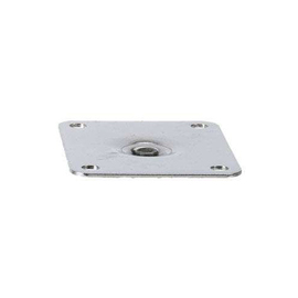 Edelstahl-Befestigungsplatte 102 x 80 x 2 mm für Stellfuß-Serie A Produktbild