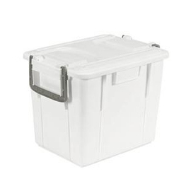 Lebensmittel-Lagerbehälter mit Deckel PP weiß 20 ltr | 280 mm x 380 mm H 296 mm Produktbild