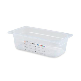 Lebensmittelbehälter GASTRO-PLUS GN 1/3 PP transparent 4 ltr | 325 mm x 176 mm H 100 mm Produktbild