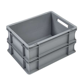 Stapelbehälter Euronorm | 22 ltr | offene Griffe | 400 mm x 300 mm H 240 mm Produktbild
