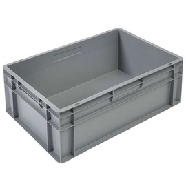 Stapelbehälter Euronorm | 47 ltr | geschlossene Griffe | 600 mm x 400 mm H 240 mm Produktbild