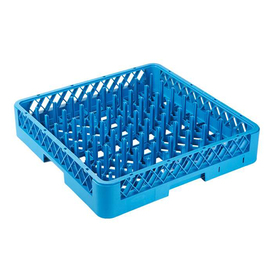 Tellerspülkorb 500 mm x 500 mm H 100 mm | Polypropylen blau Produktbild
