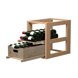 Weinregaleinsätze VisioBox Holz 2 Holzroste 420 mm x 580 mm H 549 mm Produktbild 1 L