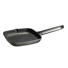 Grillpfanne "Professional Line", 27 x 27 cm, aus Aluminiumguss, mit abnehmbarem Edelstahlgriff Produktbild