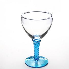 Eisbecher Aversa türkis | Glas mit Relief | 500 ml Produktbild