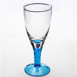 Eisbecher Genova türkis | Glas mit Relief | 400 ml Produktbild