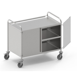 Mehrzweckwagen Edelstahl L 1090 mm x 690 mm H 950 mm Produktbild 1 S