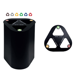Abfalltrenner 3 Einwurföffnungen 3 x 25 ltr Produktbild