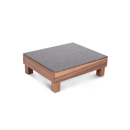 Buffetplatte GN 1/2 NATURE Holz | Granitplatte dunkel | kühlbar Produktbild