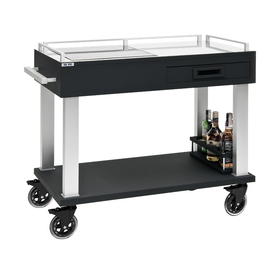 Flambierwagen TACTUS schwarz | Induktionskocher | 230 Volt | 3600 Watt Produktbild