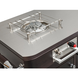 Flambierwagen ROMA Gas 1 Kochstelle | wengefarben 1500 Watt Produktbild 3 S