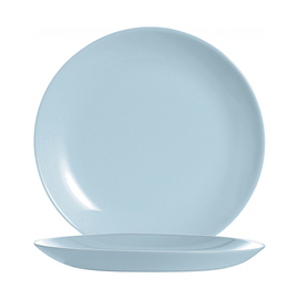 Coupteller flach DIWALI Paradise Blue Hartglas Ø 190 mm Produktbild