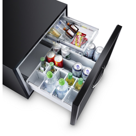 Schubladen-Minibar DM50F schwarz 50 ltr | thermoelektrisch Produktbild 1 S