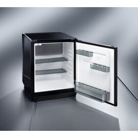Minibar miniCool DS 600 schwarz Alu-Dekor 52 ltr | Absorberkühlung | Türanschlag rechts Produktbild 1 S