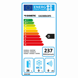 Minibar EA 3300 LDBI anthrazit 30 ltr | Absorberkühlung | Türanschlag rechts Produktbild 1 S