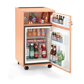 Minibar RH 465 LD buchefarben 65 ltr | Absorberkühlung | Türanschlag rechts Produktbild