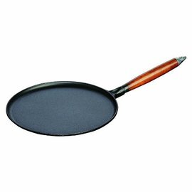 Crêpes-Pfanne schwarz  Ø 280 mm | Holzgriff Produktbild