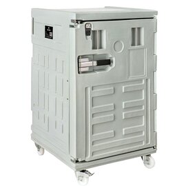 Cargo Thermobehälter Serie Cargo  • grau  • fahrbar  •  | 370 ltr | 840 mm  x 800 mm  H 1310 mm Produktbild