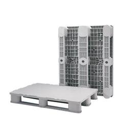 Palette mit 3 Kufen grau • Traglast 5000 kg statisch • Traglast 1250 kg dynamisch • Traglast 1250 kg im Regal | 20,8 kg Produktbild