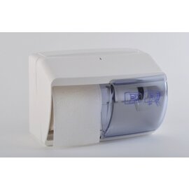 Toilettenpapierspender weiß  L 260 mm  B 170 mm  H 160 mm Produktbild