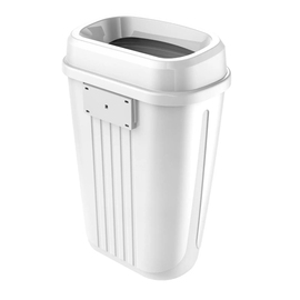Abfallbehälter SEMYTOP | 32 ltr | weiß Produktbild 1 S