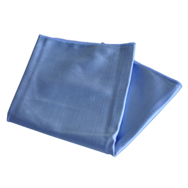 Glaspoliertuch | Bodentuch Mikrofaser blau | 600 mm  x 500 mm | 10 x 20 Stück Produktbild
