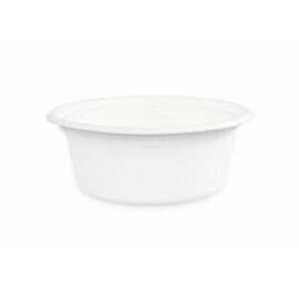 Salatschale weiß 400 ml Zuckerrohr | Einweg | 12 x 50 Stück Produktbild 1 S