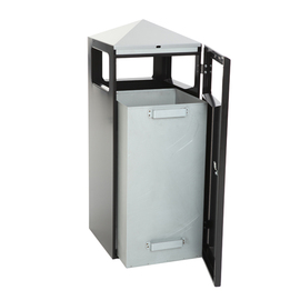 Ascher-Papierkorb Pyramide schwarz Produktbild 5 S