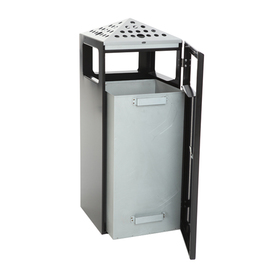 Ascher-Papierkorb Pyramide schwarz Produktbild 3 S
