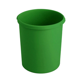Papierkorb 30 ltr Kunststoff grün rund H 410 mm Produktbild