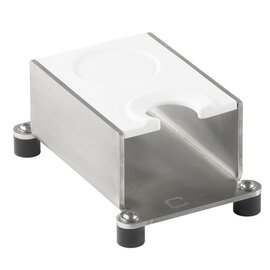 Andrückstation Kunststoff Edelstahl Silikon weiß 180 mm 120 mm  H 80 mm Produktbild