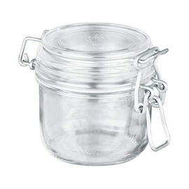 Einweckglas 200 ml mit Bügelverschluss | Gummiring Ø 80 mm H 70 mm Produktbild