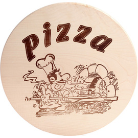 Pizzateller Gigant Holz rund  Ø 380 mm Produktbild
