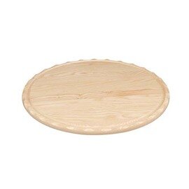 Holzbelegplatte mit Saftrille  Ø 540 mm  H 20 mm Produktbild