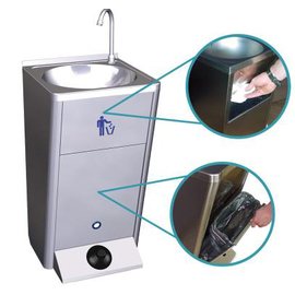 Handwaschbecken mobiles Standgerät • Fußpumpe Produktbild