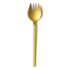 Reisgabel | Edelstahl | goldfarben  | 148 mm Produktbild