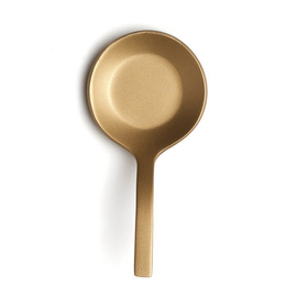 Probierlöffel | Fingerfoodlöffel rund | Edelstahl | kupferfarben  | 86 mm Produktbild
