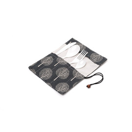 Bestecktasche Baumwolle blau | 240 mm x 190 mm Produktbild